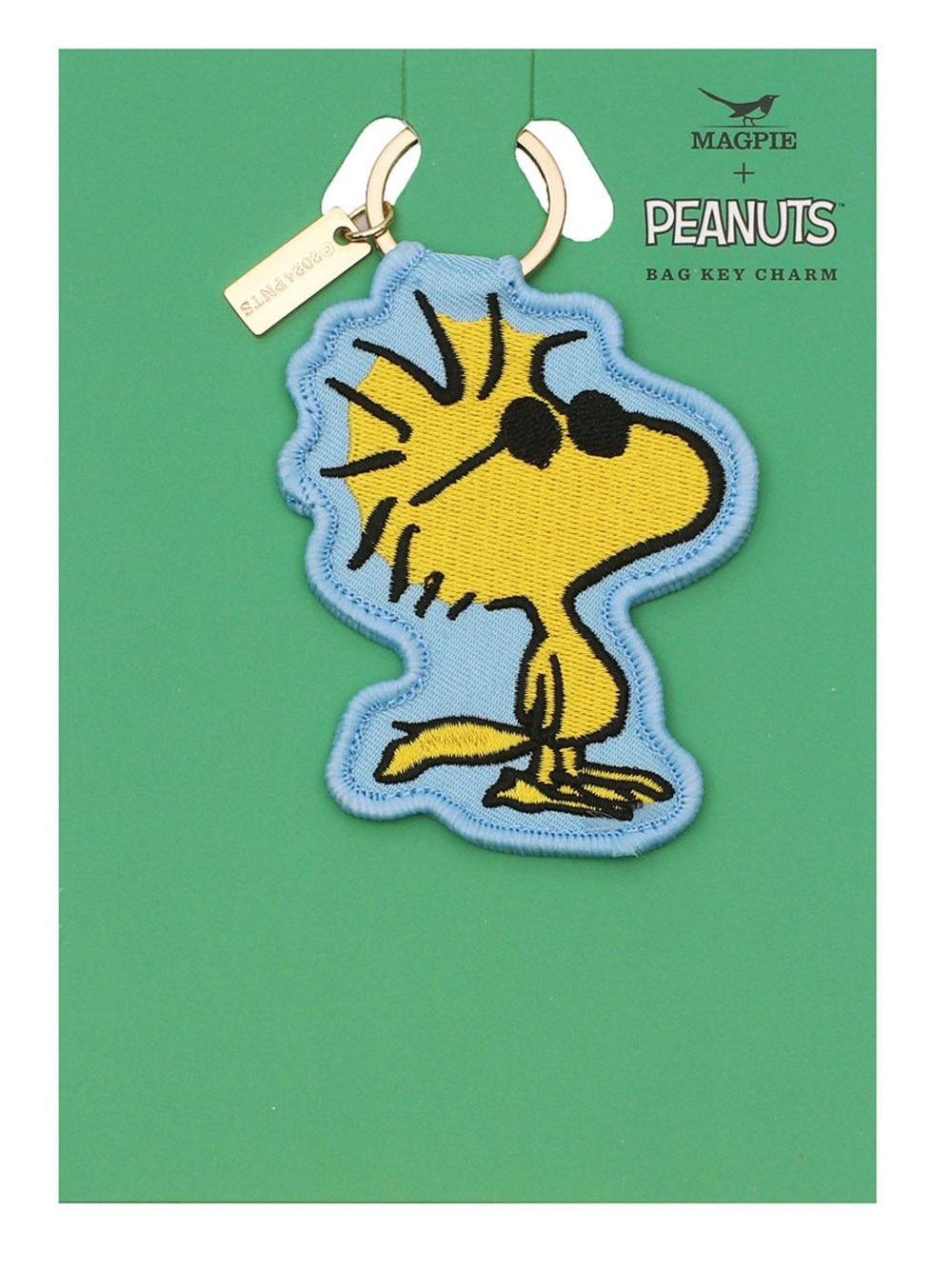 Peanuts Woodstock Blue & Yellow Bag Key Charm by Magpie